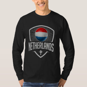 Camiseta Futebol Apoiar a Equipe Fã de Futebol Holandês Paí