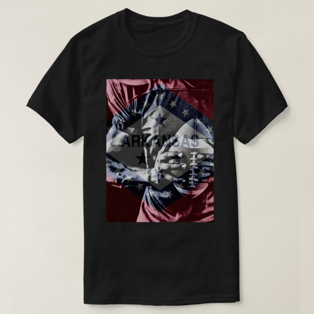 CAMISETA FUTEBOL ARKANSAS (Frente do Design)