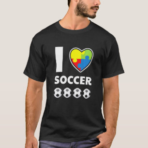 Camiseta Futebol Autismo Para Crianças Meninos Meninas Home