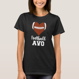 Camiseta Futebol Avo Heart Avó Avó Avó