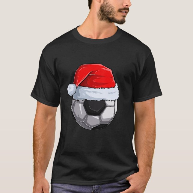 Camiseta Futebol Ball Santa Hábito Natal Legal Esporte (Frente)