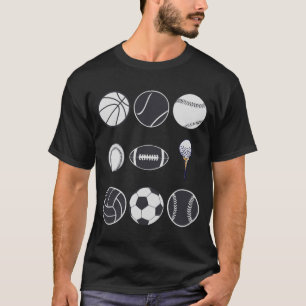 Camiseta Futebol beisebol futebol volei basquetebol