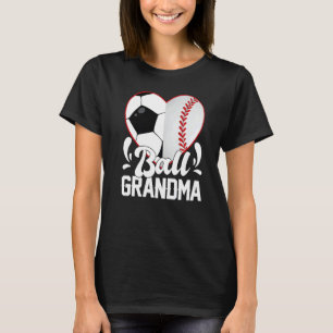Camiseta Futebol Beisebol Softbol Bola da Vovó Vovó Ouvir
