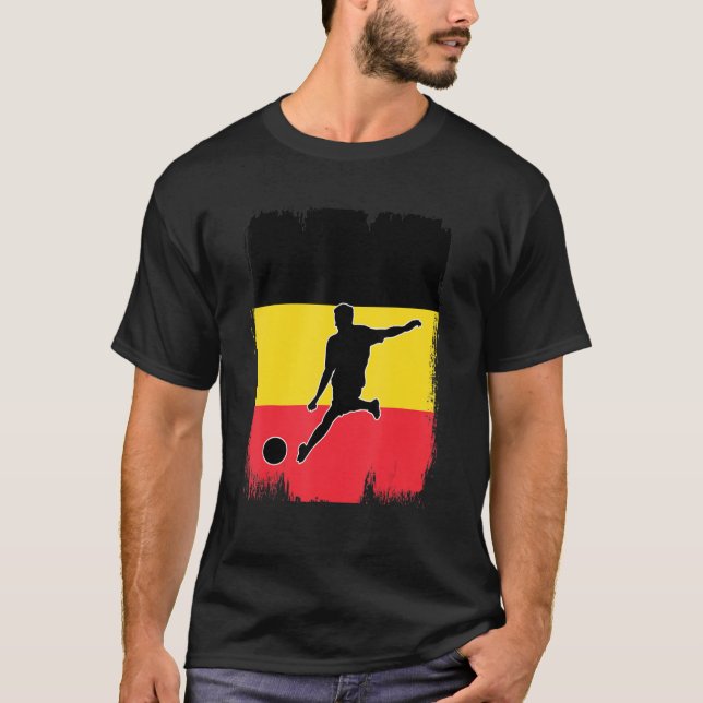 Camiseta Futebol belga (Frente)