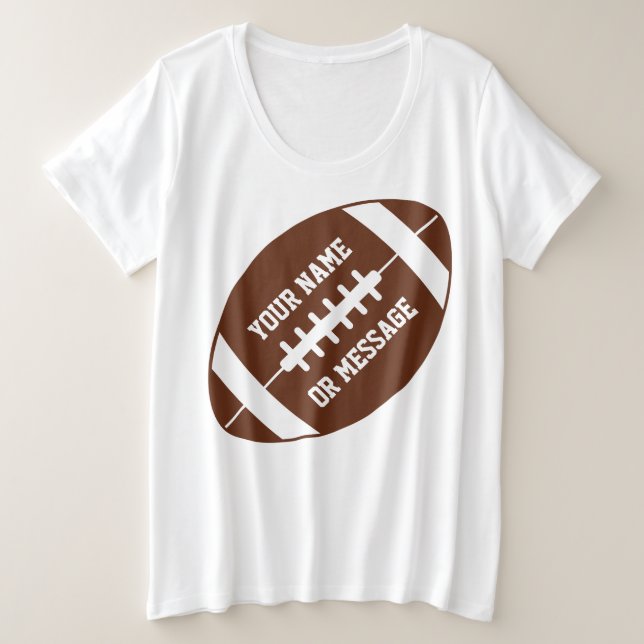 Camiseta Futebol bonito personalizado (Frente do Design)