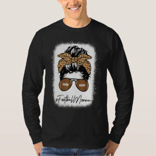 Camiseta Futebol Branqueado de Nonna Life Com Leopard Messy