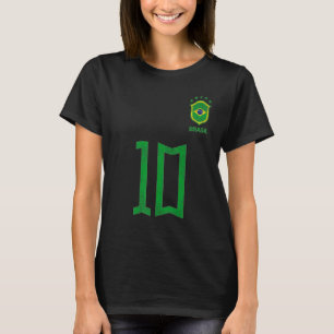 Camiseta Futebol Brasil 10 Brasil Brasil Br