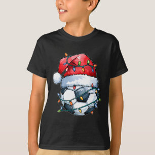 Camiseta Futebol Byll Chapéu do Papai Noel Xmas Natal Diver