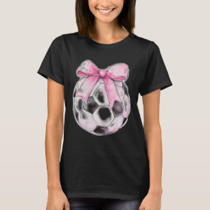 Camiseta Futebol Byll Rosa Coquette Laço Fita Delicada Meni