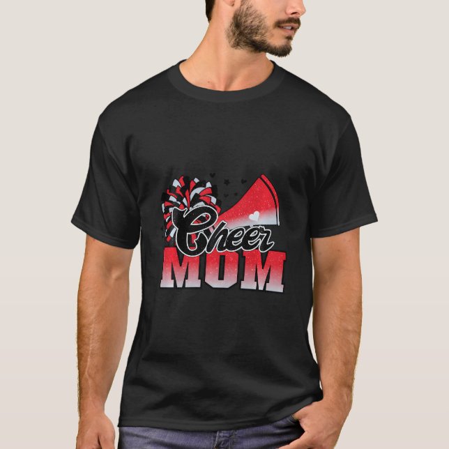 Camiseta Futebol Chee Mãe Red Black Pom Leopard (Frente)