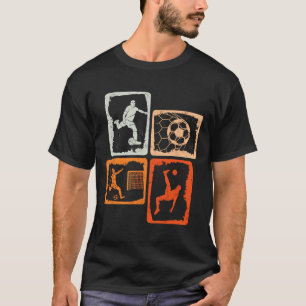 Camiseta Futebol Colorido Retro