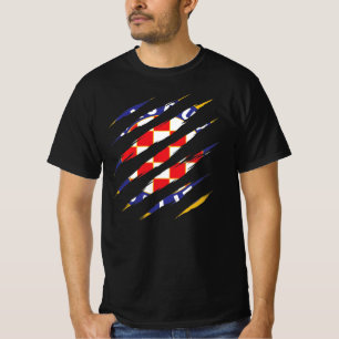 Camiseta Futebol croata de Hajduk Split Hrvatska Torcida