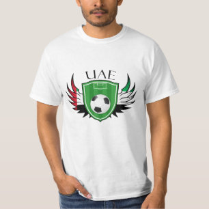 Camiseta Futebol da bola de futebol dos UAE