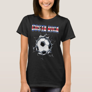 Camiseta Futebol da Costa Rica é adepto do futebol na Costa