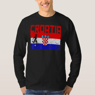 Camiseta Futebol da Croácia Fan Jersey Flag Zagreb Cro