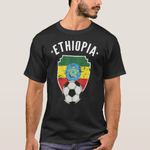 Camiseta Futebol da Etiópia Bandeira da Etiópia P