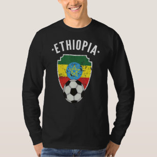 Camiseta Futebol da Etiópia Bandeira da Etiópia P