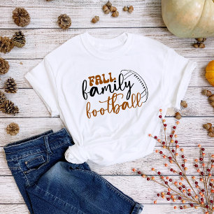 Camiseta Futebol da família de ação de graças