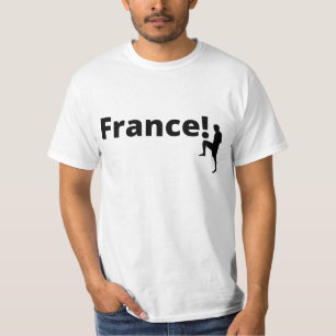 Camiseta Futebol da França, personalizável