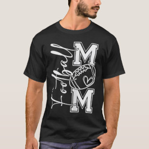 Camiseta Futebol da mamãe Futebol de futebol