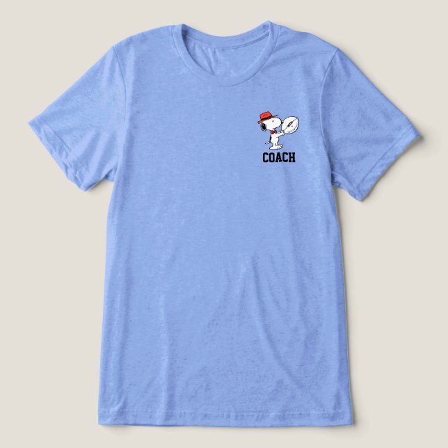 Camiseta Futebol da Varsity Snoopy (Design frontal)