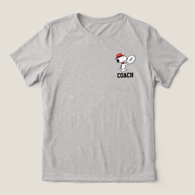 Camiseta Futebol da Varsity Snoopy (Design frontal)