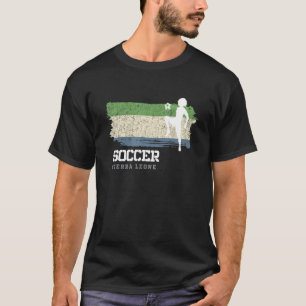 Camiseta Futebol das mulheres da Serra Leoa Futebol Gi