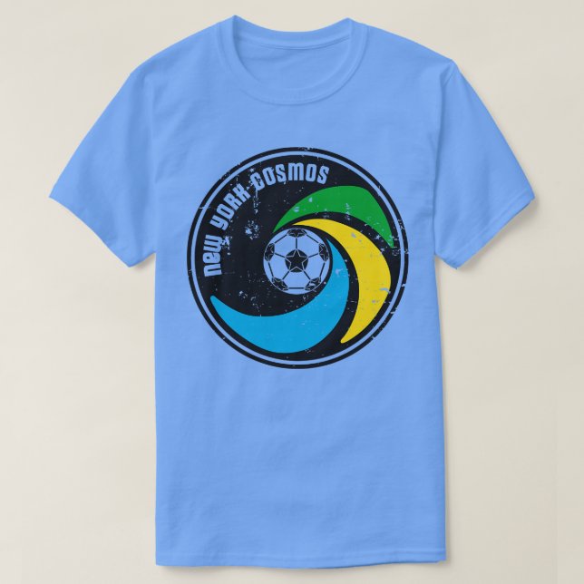 Camiseta Futebol de 1971 do Cosmos, Nova Iorque (Frente do Design)