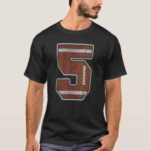 Camiseta Futebol de 5 Birthday de 3 anos