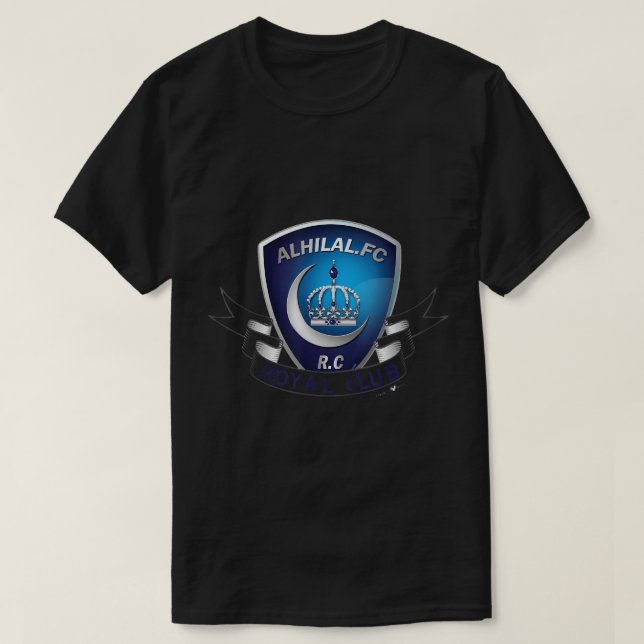 Camiseta Futebol de Al-Hilal Futebol da Saudi Team Fan Alhi (Frente do Design)