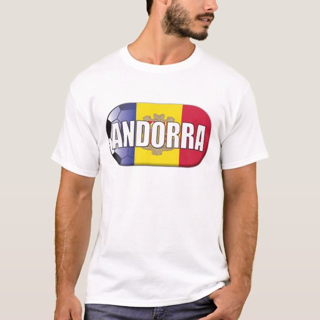 Camiseta Futebol de Andorra (Frente)