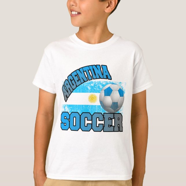 CAMISETA FUTEBOL DE ARGENTINA (Frente)