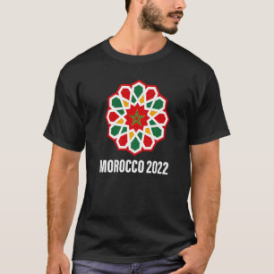 Camiseta Futebol de Bandeira do Marrocos 2022