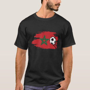 Camiseta Futebol de Bandeira marroquino