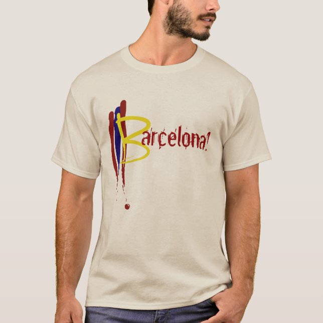 Camiseta Futebol de Barcelona (Frente)