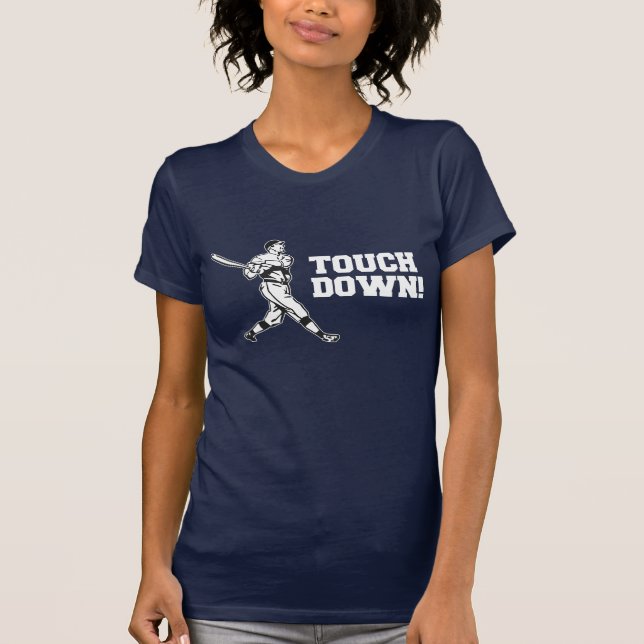 Camiseta Futebol de baseball com touchdown (Frente)