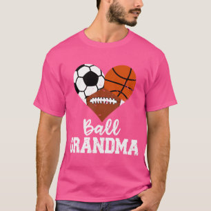 Camiseta Futebol de basquete da vovó engraçado