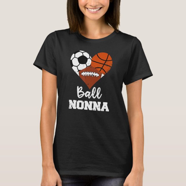 Camiseta Futebol de basquete de Nonna Heart (Frente)