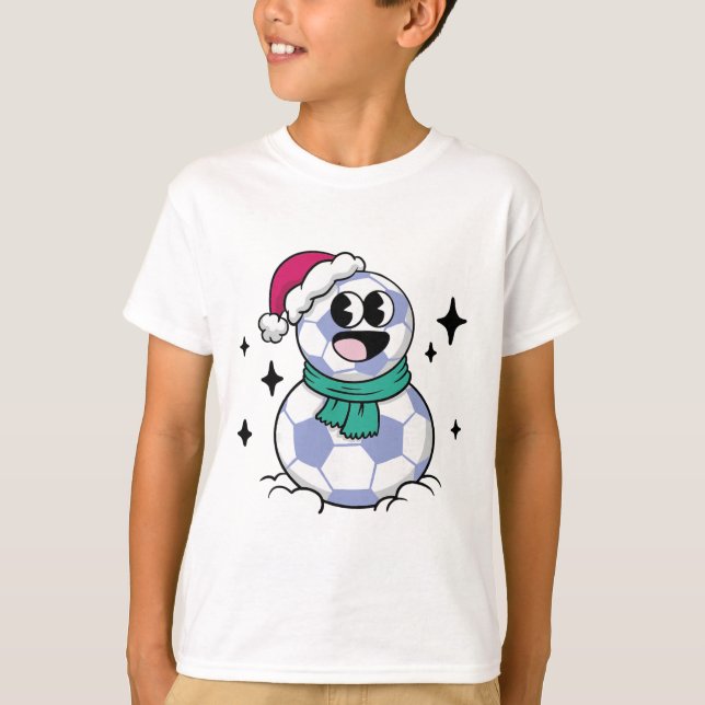 Camiseta Futebol de Boneco de Neve  (Frente)