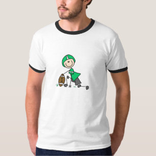 Camiseta Futebol de Boneco Verde