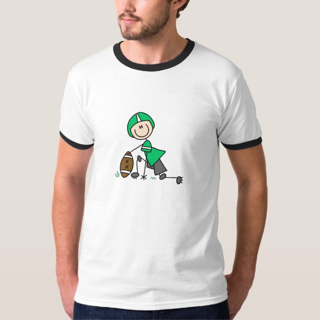 Camiseta Futebol de Boneco Verde (Frente)