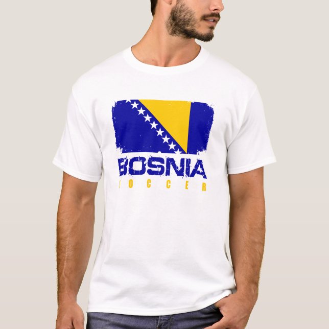 Camiseta Futebol de Bósnia (Frente)