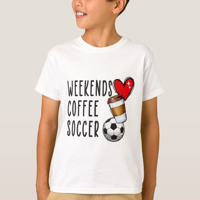 Camiseta Futebol de Café de Fim de Semana  (Frente)