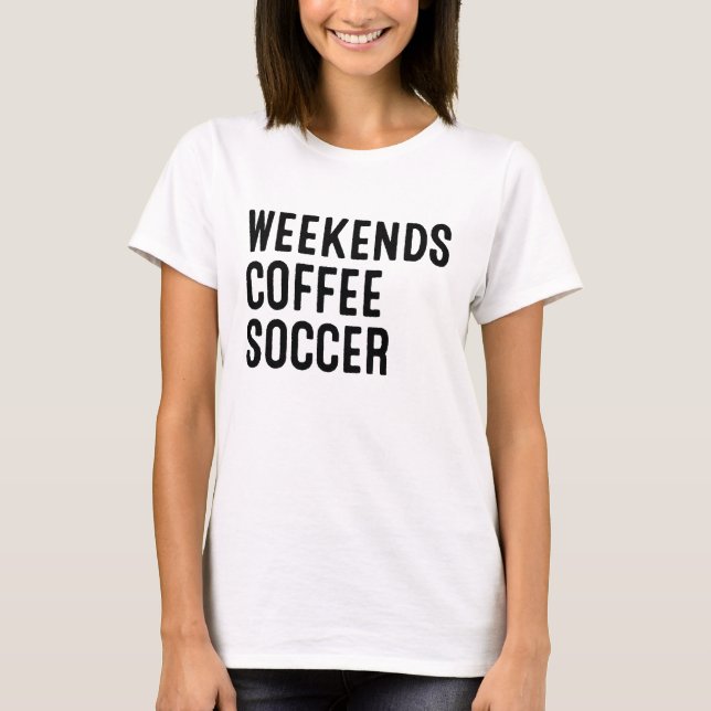 Camiseta Futebol de Café de Fim de Semana (Frente)