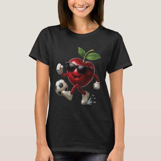 Camiseta Futebol de Cereja  (Frente)