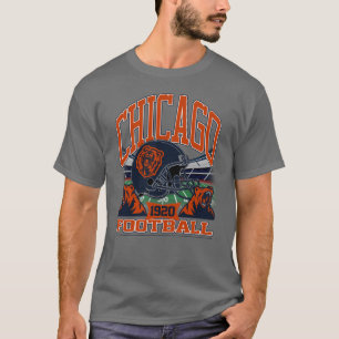 Camiseta Futebol de Chicago - Legado Vintage Gridiron v2
