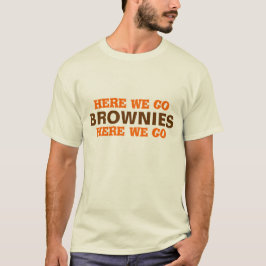 Camiseta FUTEBOL DE CLEVELAND…."aqui nós vamos brownies…."