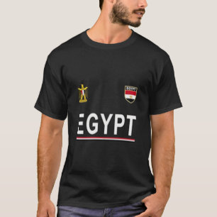 Camiseta Futebol de Egipto - jérsei egípcio do futebol
