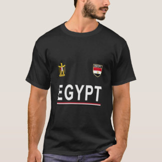 Camiseta Futebol de Egipto - jérsei egípcio do futebol