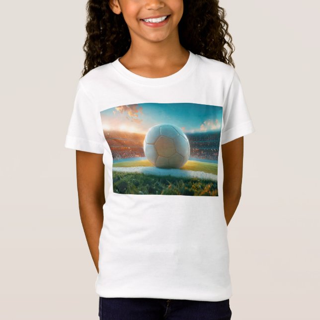 Camiseta Futebol De Futebol Branco Na Arena (Frente)